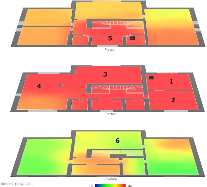 Mapa de sinais Totolink T8
